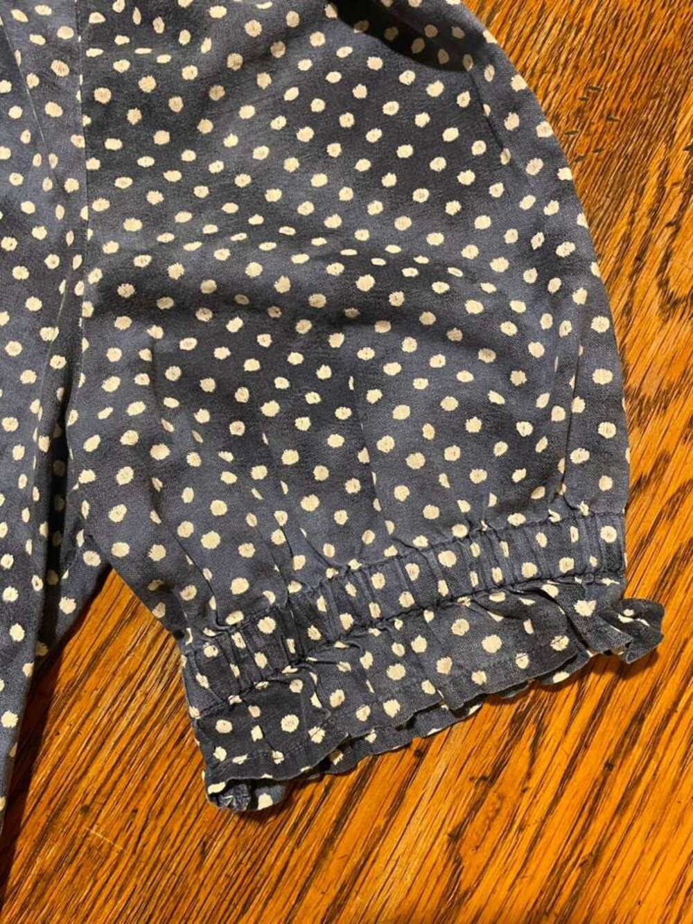 Blue 100% cotton blouse - Picture 2 of 5